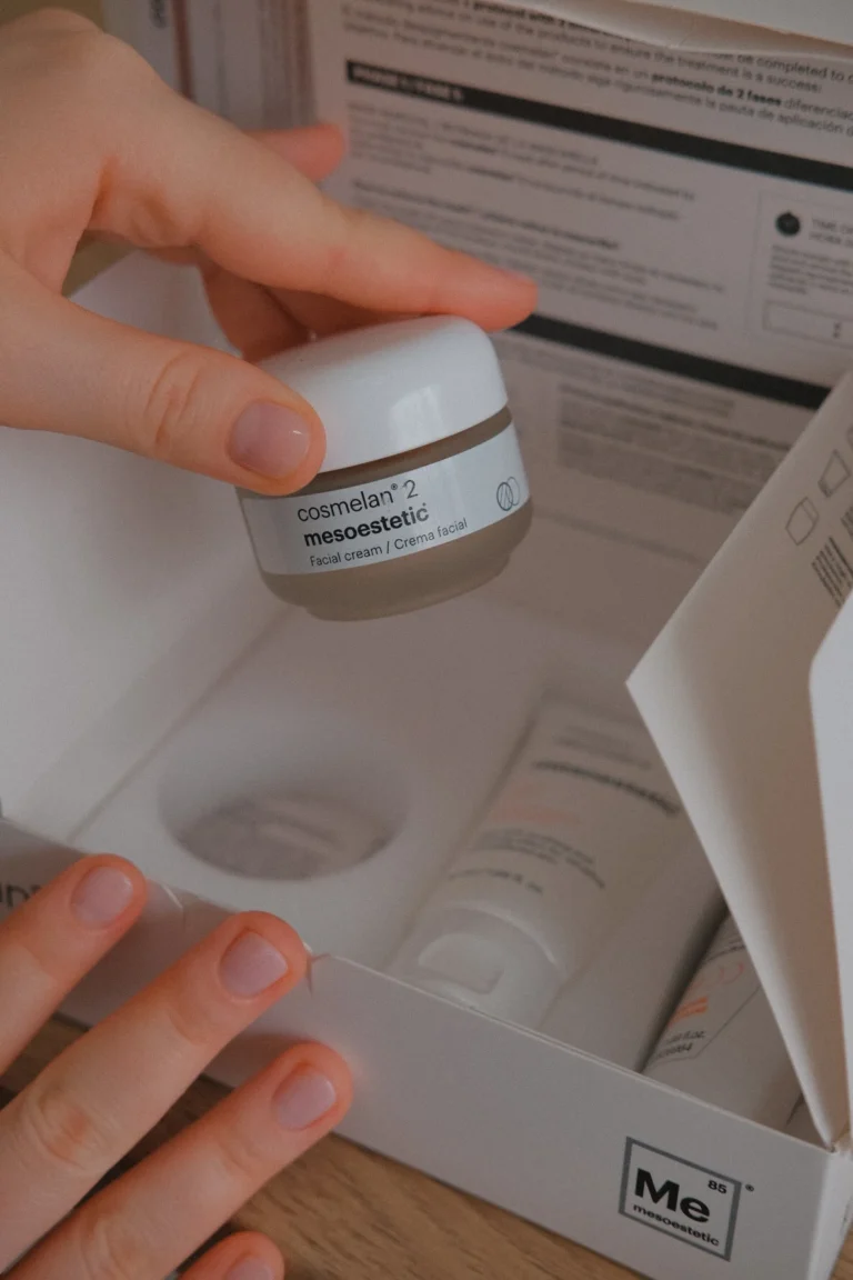 Cosmelan professional skincare product used in pigmentation treatment planning