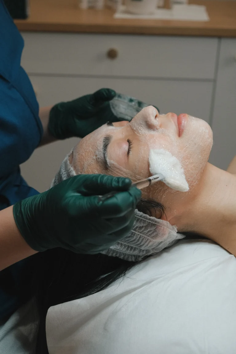 Deep cleansing facial treatment at Topaz Facial Studio